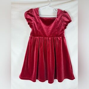 Baby Gap velvet red dress toddler
